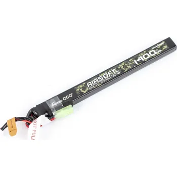 Baterie pro airsoftovou zbraň Li-Pol akumulátor Gens ACE 11,1V 1400mAh 25C - Mini Tamiya
