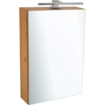 Koupelnový nábytek BPS-koupelny Zrcadlová skříňka Ideal OW 40 ZS LED-CR s osvětlením Any LED 30 CR, chrom