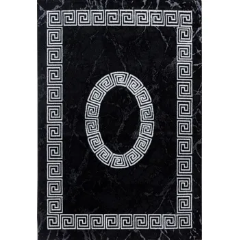 Koberec Kusový koberec PLUS 8009 Black Rozměr: 80x150 cm