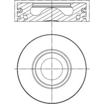Píst motoru Píst MAHLE 013 PI 00137 000