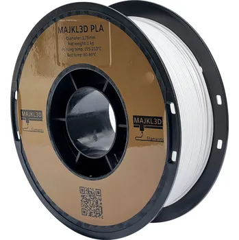 3D tisk Majkl3D-Filaments PLA 1.75mm 1kg | Bílá