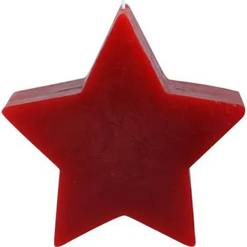 Svíčka Adventní svíčka TORO 14cm hvězda