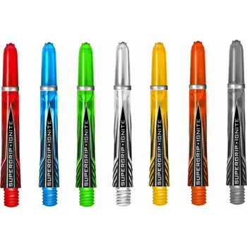 Příslušenství pro šipky Shafty Harrows Supergrip Ignite žlutá MIDI