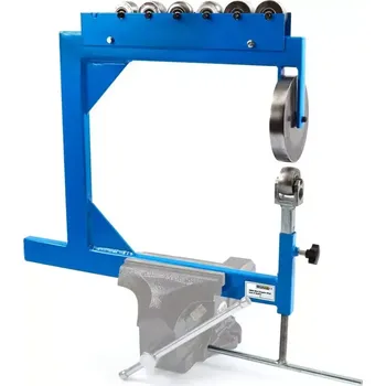Nůžky na plech TrueTech Stroj na tváření plechu MINI ANGLICKÉ KOLO, upnutí do svěráku, 8 rolen, 12.5 kg