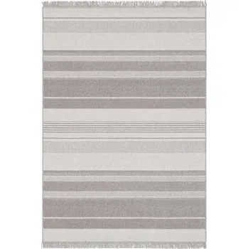 Koberec Vlněný koberec Agnella Noble Panama Světle Šedý (třásně) - 80 x 160 cm