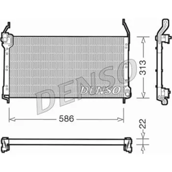 Výparník klimatizace Kondenzátor, klimatizace, , 46428863, DENSO, DCN09014