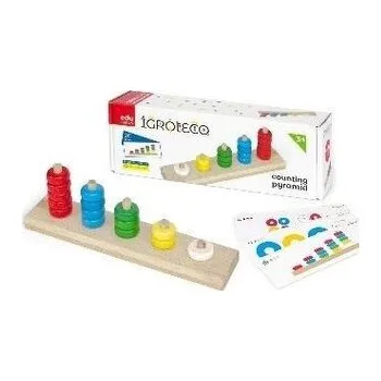 Hračka Układanka drewniana Nauka liczenia 15el