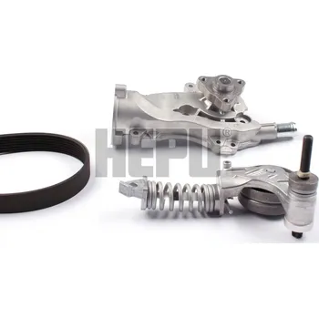 Vodní pumpa + klínový žebrový řemen, , 1334128, 1334169, 1334210, 55561623, 55587345, 55595610, 55779016, 95524738, HEPU, PK03711