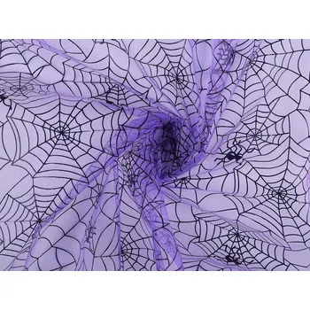Organza pavučina METRÁŽ - 3 fialová