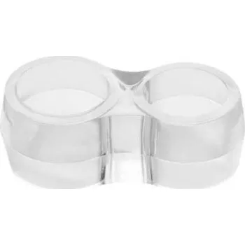 Walteco Dvojitý plastový doraz ke klice, průhledný