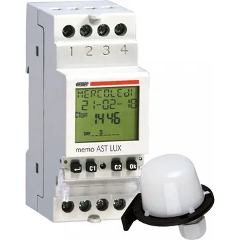 Spínací hodiny Astronomické spínací hodiny Vemer Memo AST LUX