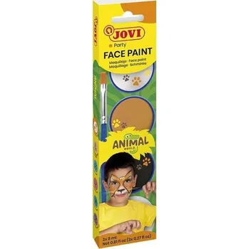 Výtvárné potřeby JOVI Obličejové barvy 3x 8ml - Animal