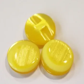 Knoflík 20439 Knoflík 214/48 žlutý - Žlutý, 20mm