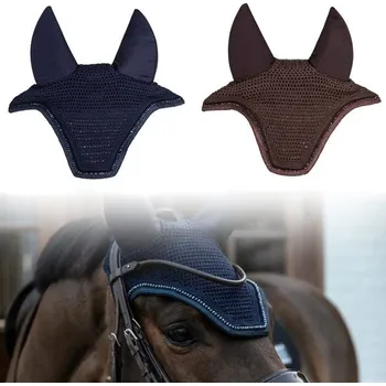Koňská maska proti hmyzu Čabraka na uši Kentucky Wellington Glitter Soundless