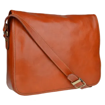 Pánská aktovka NovaKabelka.cz Kožená aktovka Lorenzo Camel