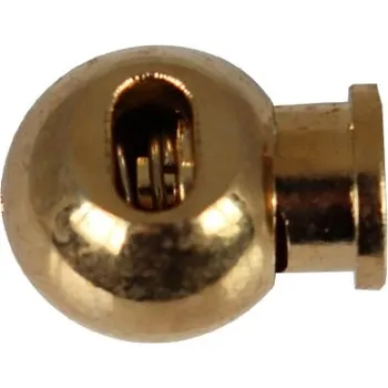 Knoflík Knoflík 55069 ozdobný na kul. pozlacený PLASTOVÝ - Pozlacená, 18x15mm