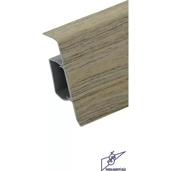 soklová lišta Lišta soklová SLK 60 Q Döllken, 3631 - 2,5m (Elektrikářská podlahová lišta Döllken SLK60 Q lišta 5123761 3631)