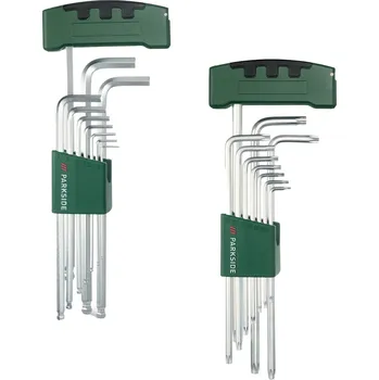 PARKSIDE® Sada inbusových klíčů / Sada klíčů pro vnitřní profily, 11dílná
