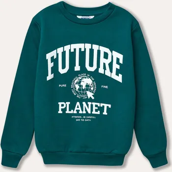 Chlapecká mikina Chlapecká mikina Future Planet - Zelená 128