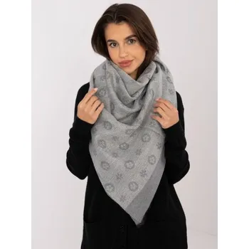 Šátek Dámský šátek vzorovaný šedý