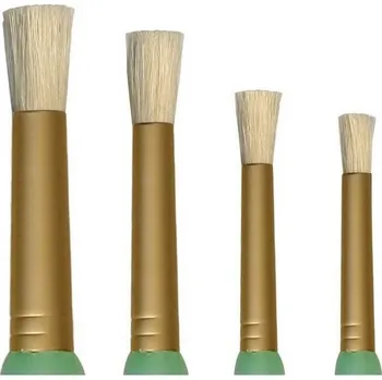 Umělecký štětec Malířské štětce 4 ks - ,, White Bristle Stencil"