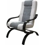 FALCO Křeslo Jola šedá/ wenge