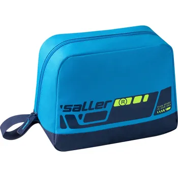 Saller SQUAD50 Hygienická taška BARVA: 144 světle modrá-tmavě modrá-neon žlutá Praktická a odolná toaletní taška