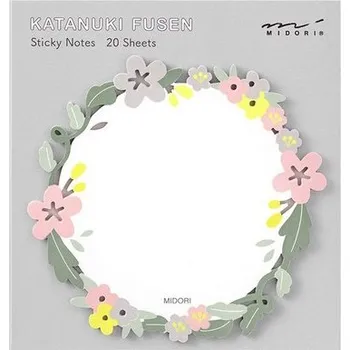 Lepicí bloček - květinový věnec