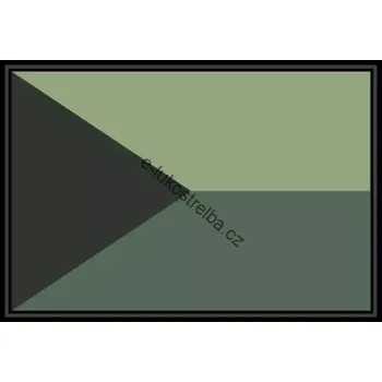 Vybavení pro přežití Česká republika taktická nášivka PVC green