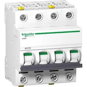 Jistič Schneider Electric A9F07406 Jistič Acti9 iC60H 4P 6A C 10kA