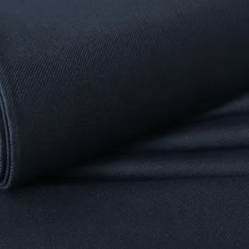 Metráž - Oblek Vl/Pes/El MODRÁ 20458 140 cm- látka na obleky a kostýmy - Modrá, 140 cm