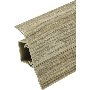 Lišta soklová SLK 50 Döllken, 3877 - 2,5m (Elektrikářská podlahová lišta Döllken SLK 50 3877)