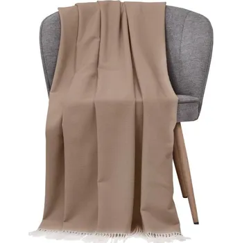 deka SCANquilt vlněný pléd MERINOS uni béžová střední 130 x 200 cm