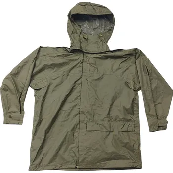 Pláštěnka ARMÁDNÍ ORIGINÁL HOLANDSKO Bunda do deště s kapucí zelená KL Holandsko Velikost: S
