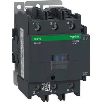 Stykač Schneider Electric LC1D80M7 Stykač 80A 1"Z" +1"V" 220V 50/60Hz
