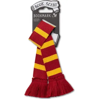 Doplněk ke knize Záložka do knihy - šála (červená, žlutá)