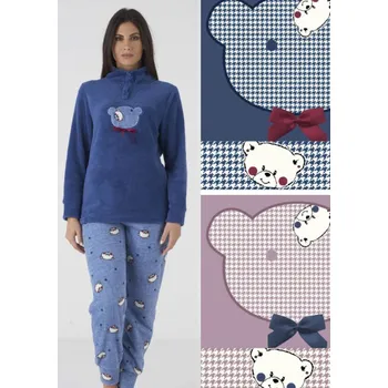 Pánské pyžamo Dámské pyžamo Karelpiu KF5213 Starorůžová L