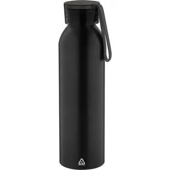 Láhev Reklamní Ralusip recyklovaná hliníková láhev, černá