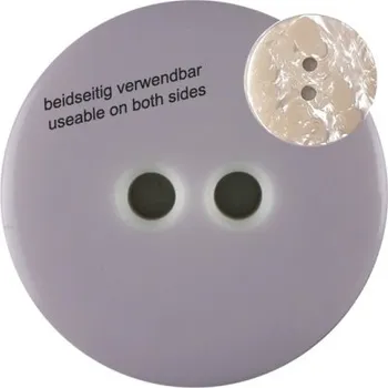 Knoflík Knoflík dámský DILL oboustranný ve fialové barvě - Sv.fialová, 18 mm