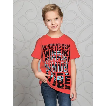 Chlapecké tričko Summer Vibe - červená 134
