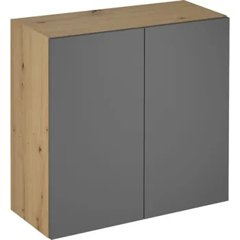 Kuchyňská skříňka Závěsná kuchyňská skříňka LANGEN G80 Dub artisan/šedá