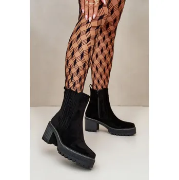 Dámská zimní obuv Boty na podpatku model 199299 Step in style 38