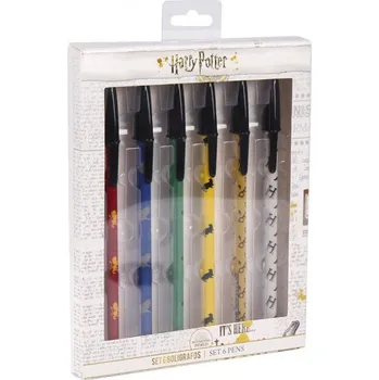 Kuličkové pero černé s víkem 6KS HARRY POTTER, 2100002749
