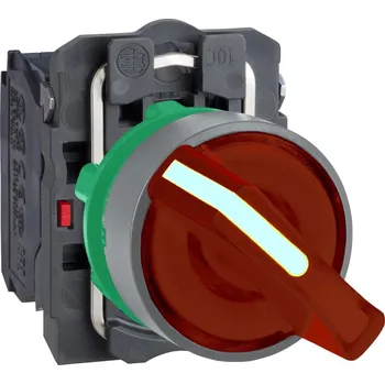 vypínač Schneider Electric XB5AK124B5C0 RU Ovládač otočný provětlený 2 pozice pevné 24vAC DC speciální popis ŠE