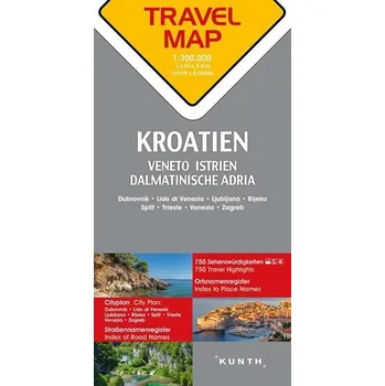 Cestování Chorvatsko / Istrie / Dalmácie 1:300T
