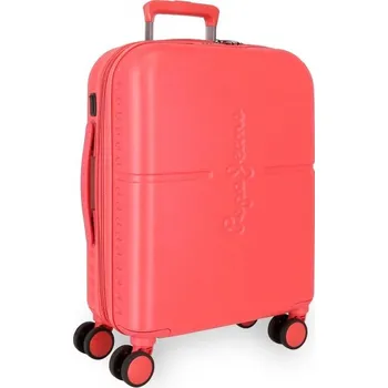 Cestovní taška PEPE JEANS Highlight Coral, ABS Cestovní kufr, 55x40x20cm, 37L, 768862D (small exp.)