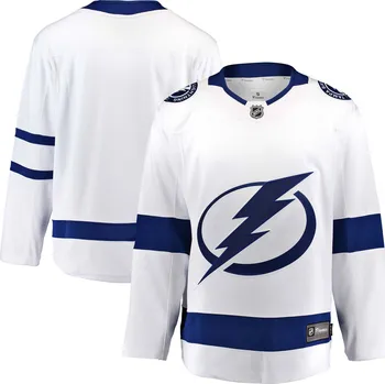 Fanatics Pánský dres Tampa Bay Lightning NHL Breakaway Away Jersey Velikost: L