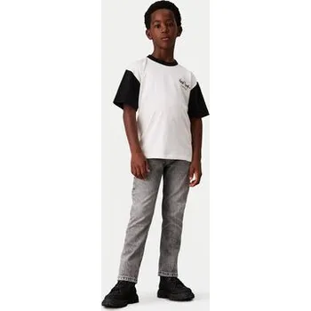 Calvin Klein Jeans T-Shirt IB0IB02330 Écru Regular Fit 16Y