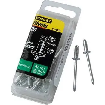Nýt Stanley 1-PAA64T Hliníkové trhací nýty - 3/16"x1/4", 15 ks