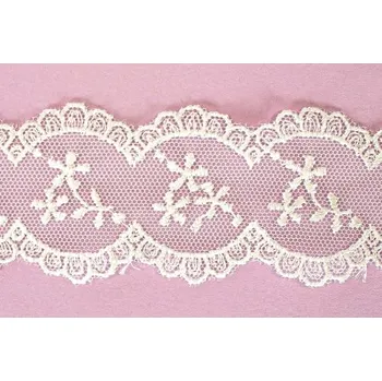 Stuha Krajka metr. TYL BÍLÁ RG16392001 - Bílá, 38 mm